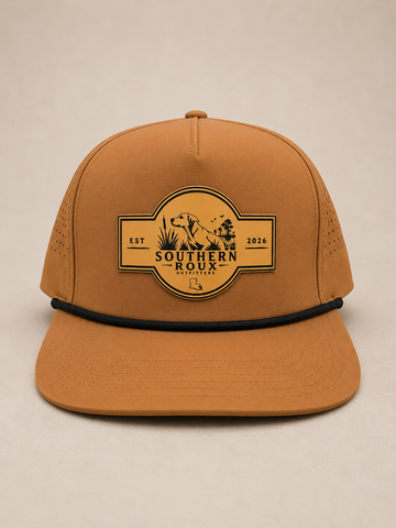 Rust Gold Logo Rope Hat